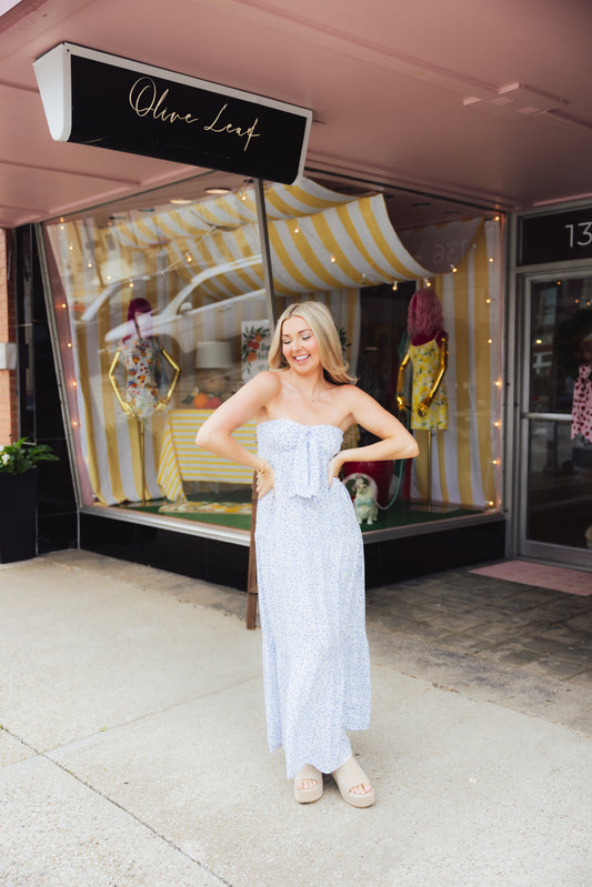 Blue Bell Midi Dress