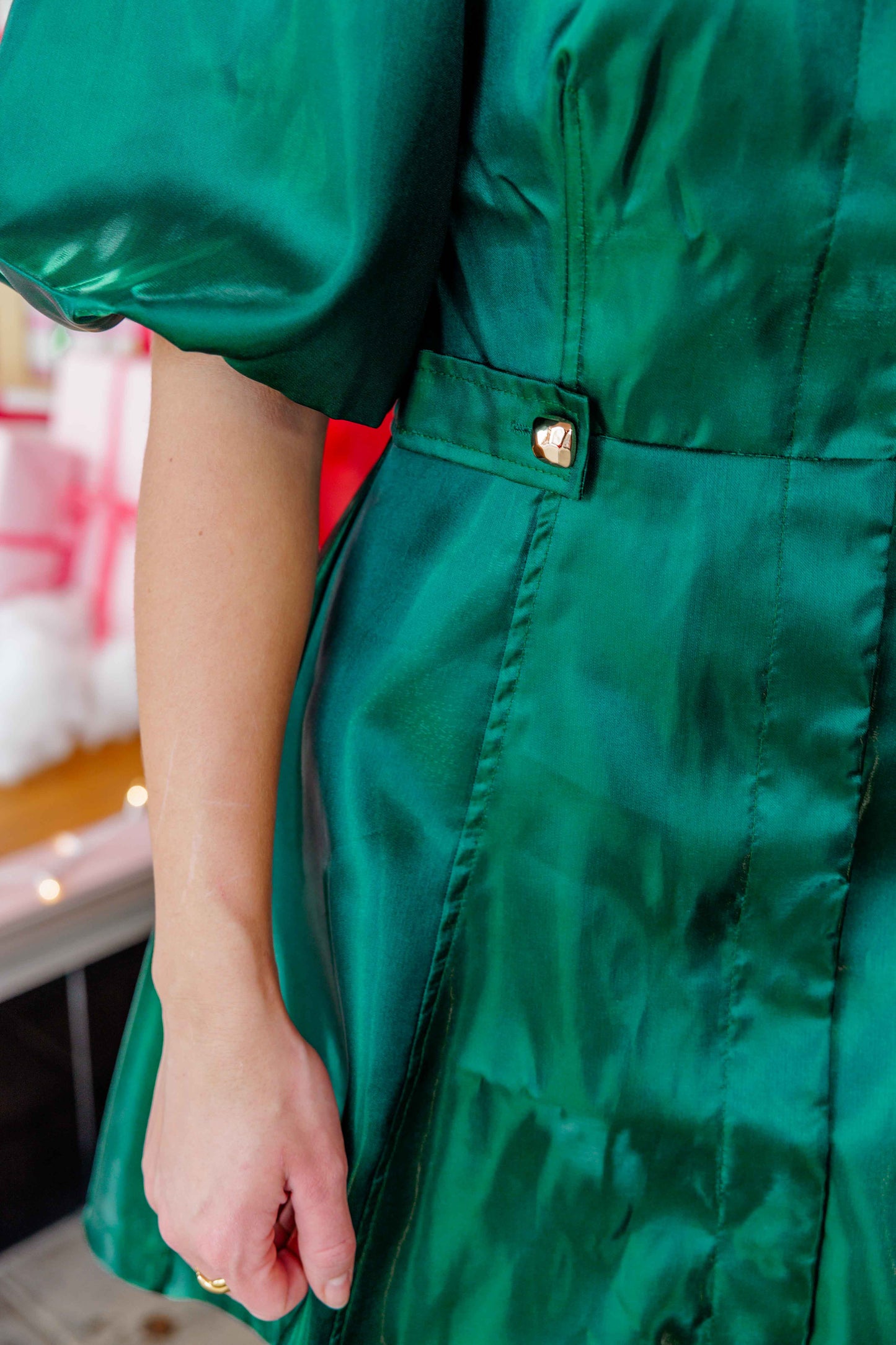 Green Christmas Party Dress