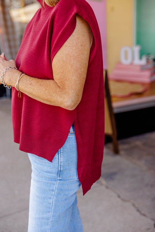 Solid Sleeveless Top