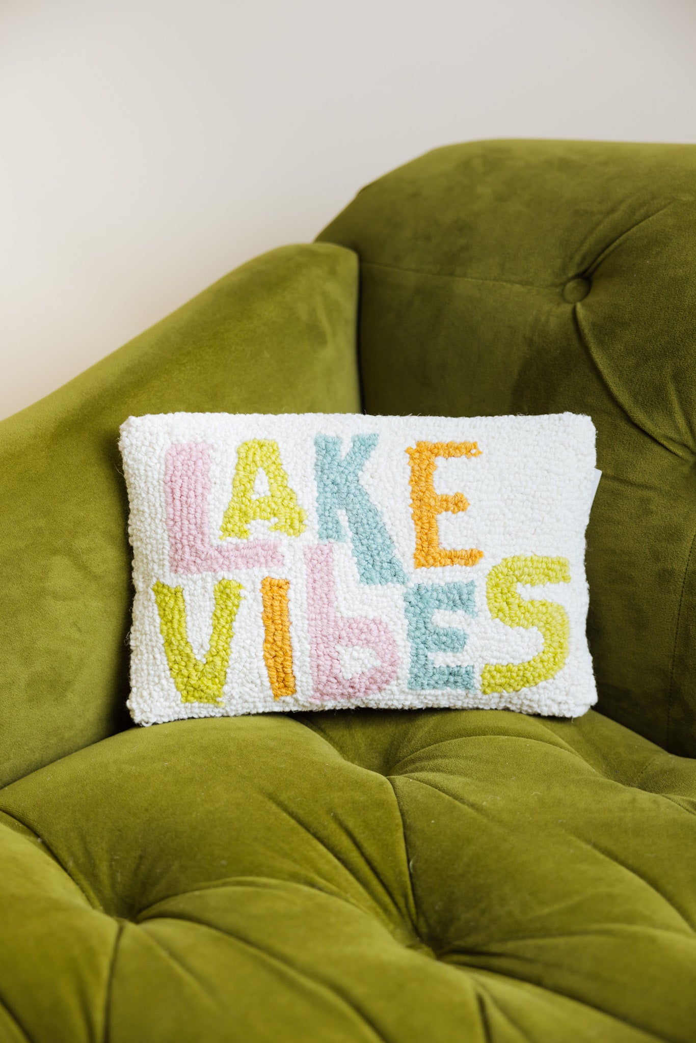 Lake Vibes Hook Pillow