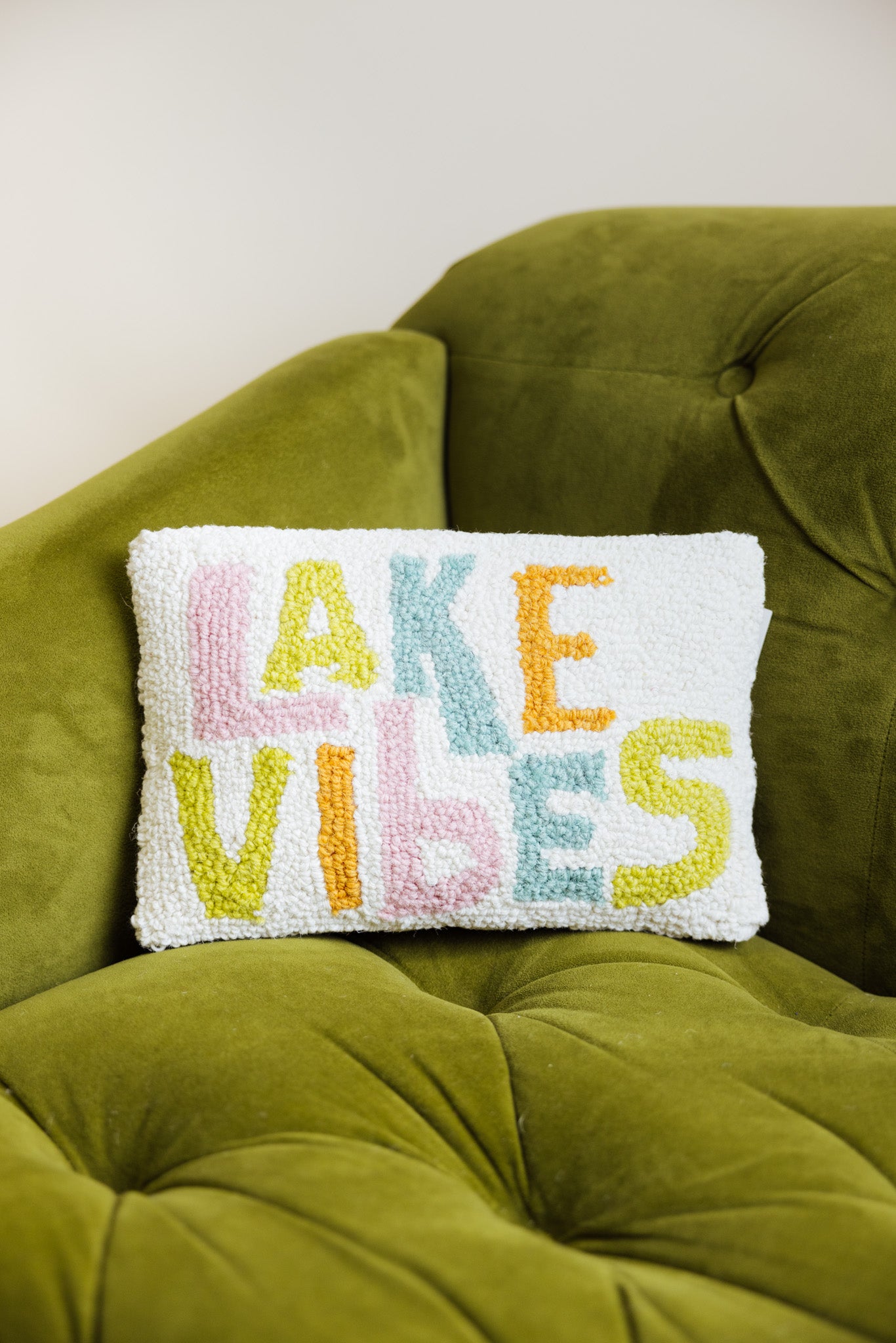 Lake Vibes Hook Pillow