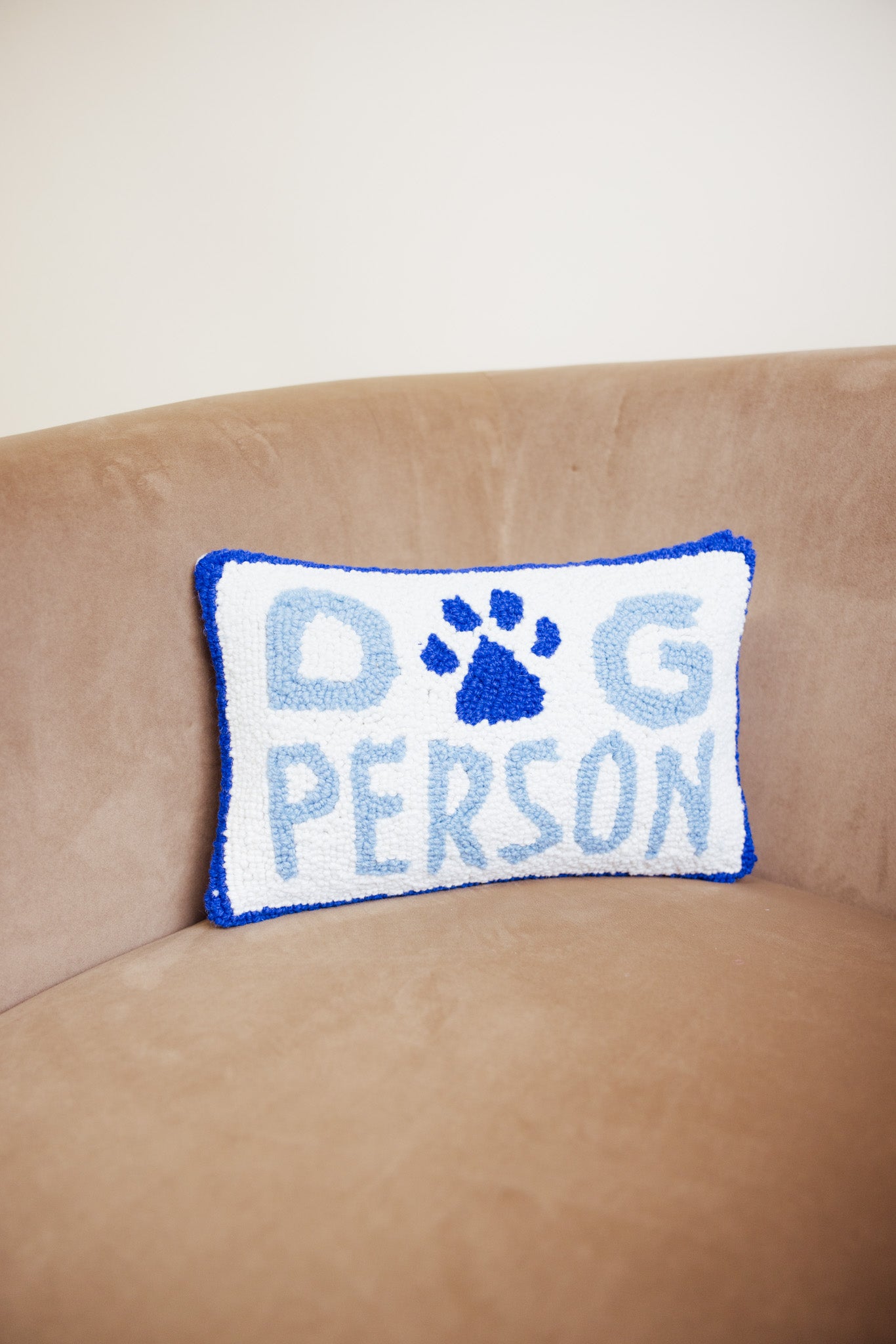 Dog Person Hook Pillow