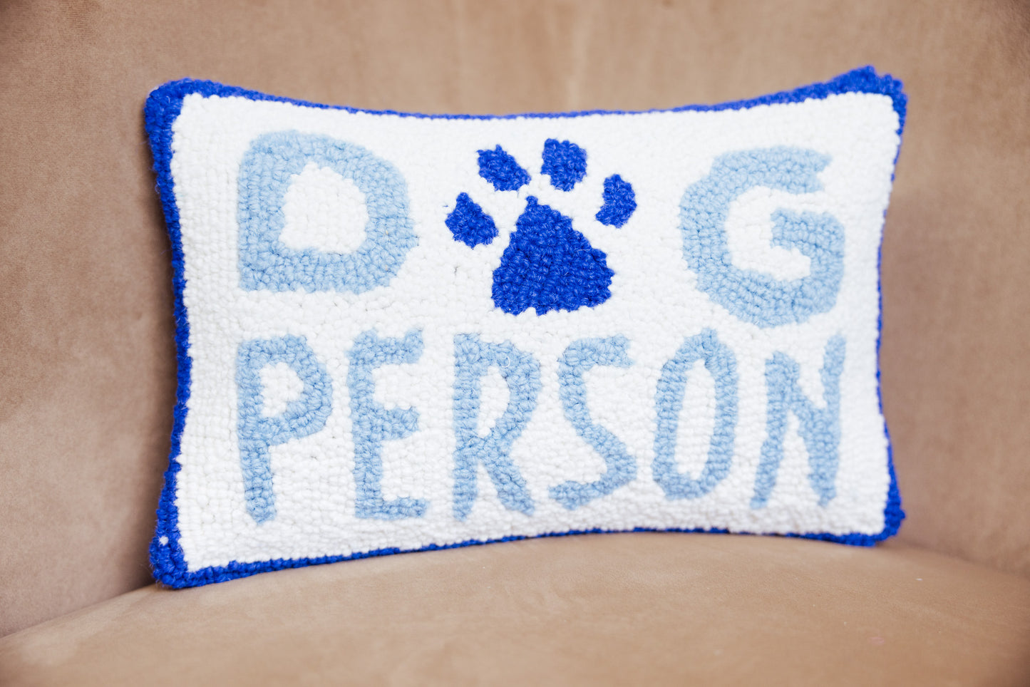 Dog Person Hook Pillow