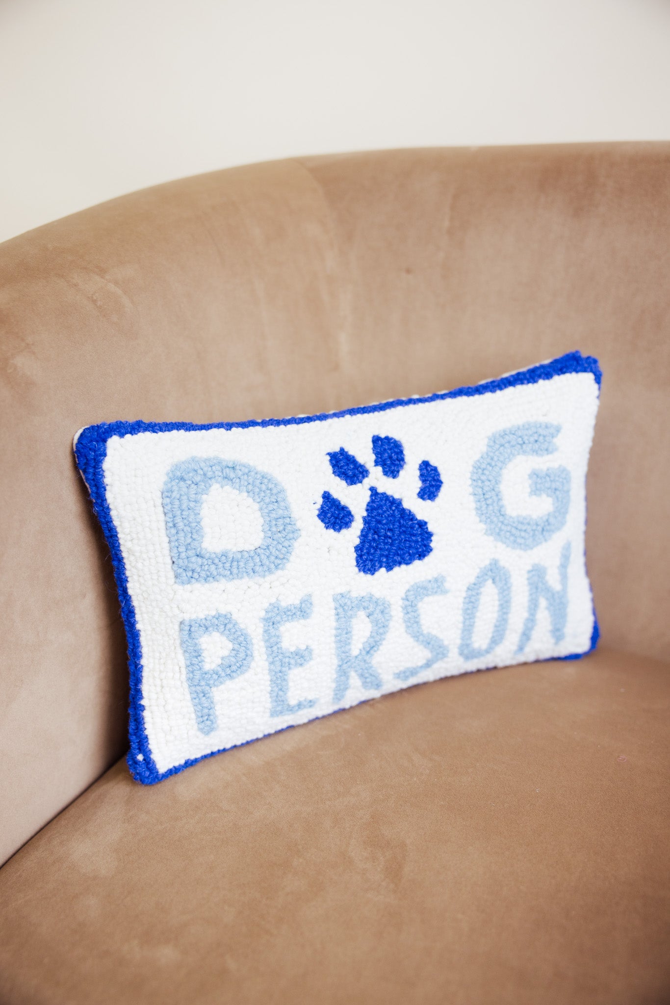 Dog Person Hook Pillow