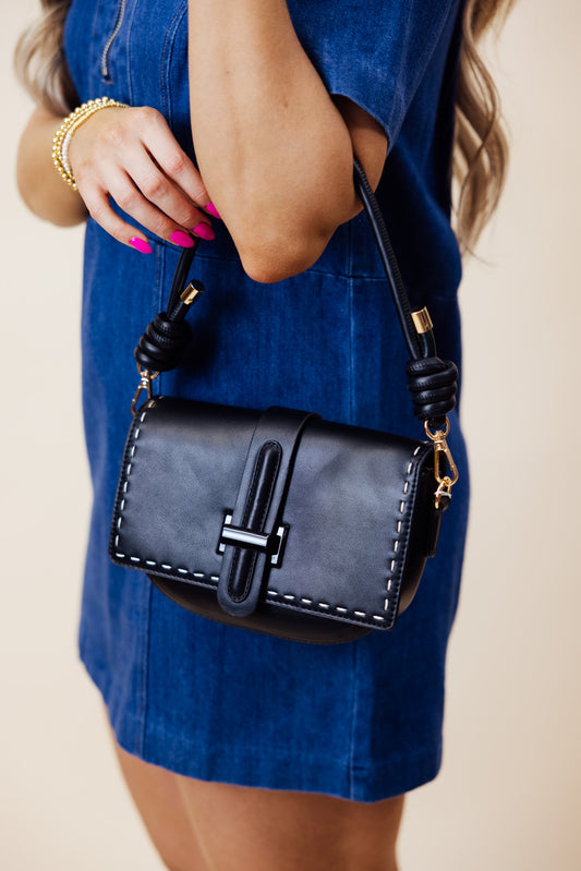 Nora Black Crossbody