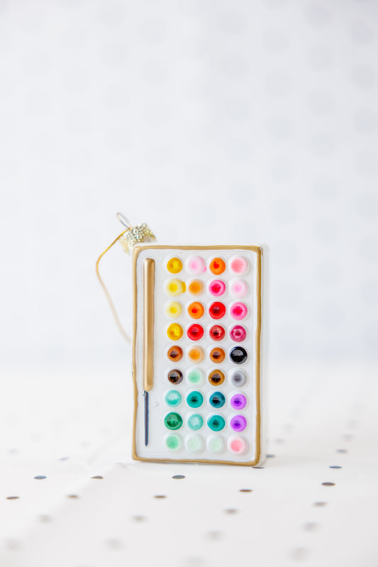 Watercolor Set Ornament