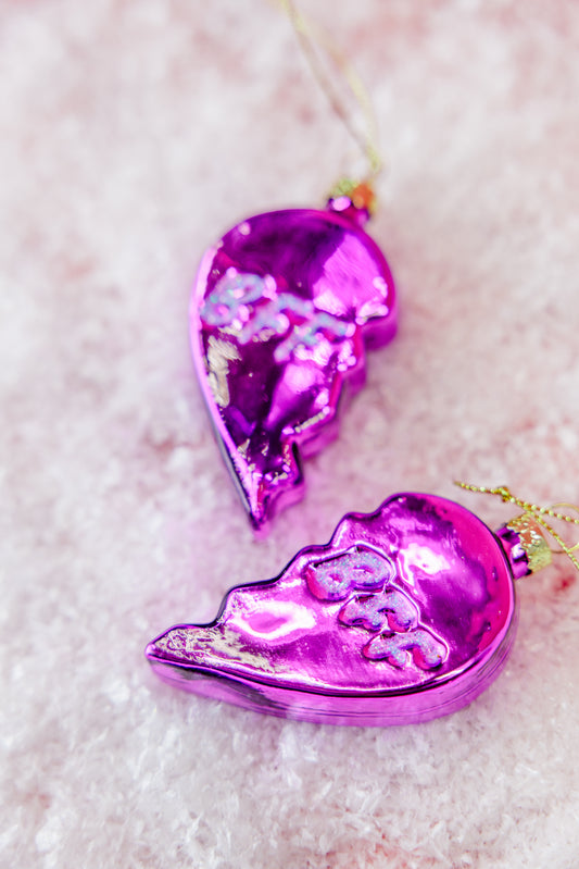 BFF Heart Set Ornament