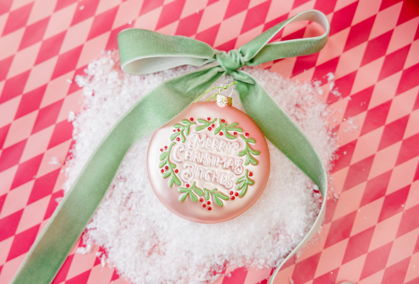 Merry Christmas B Ornament