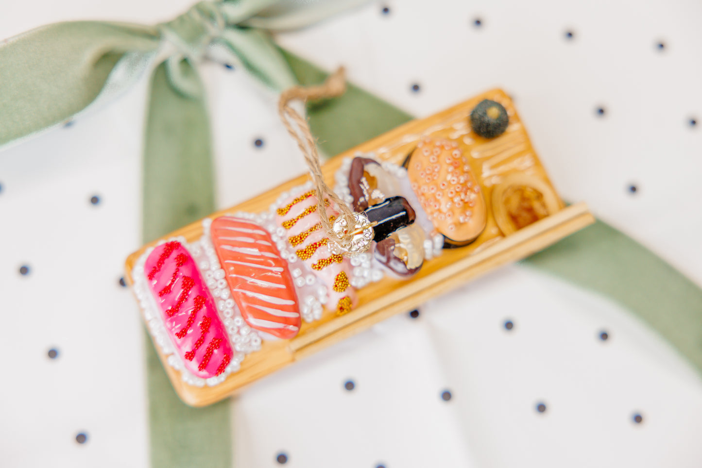 Deluxe Sushi Board Ornament