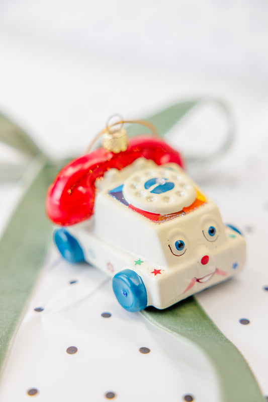Vintage Toy Phone Ornament