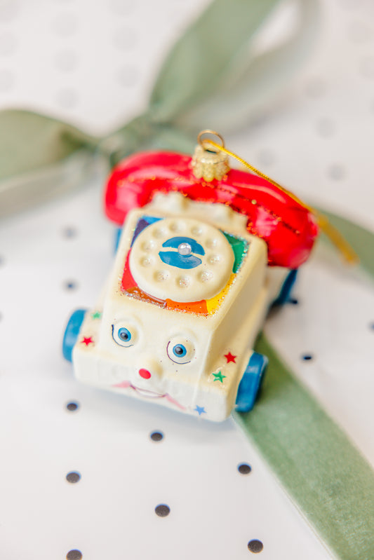 Vintage Toy Phone Ornament
