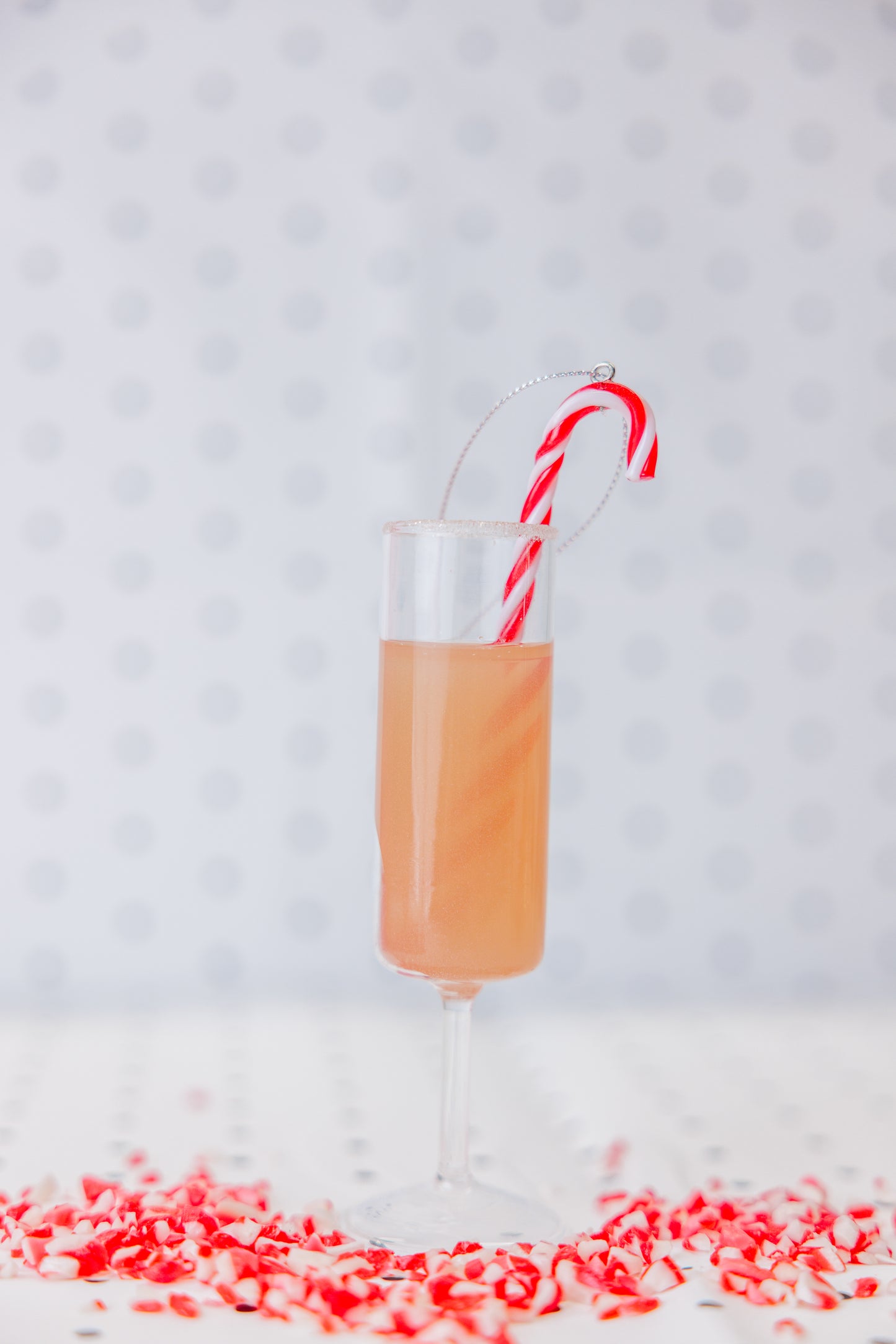 Peppermint Martini Ornament