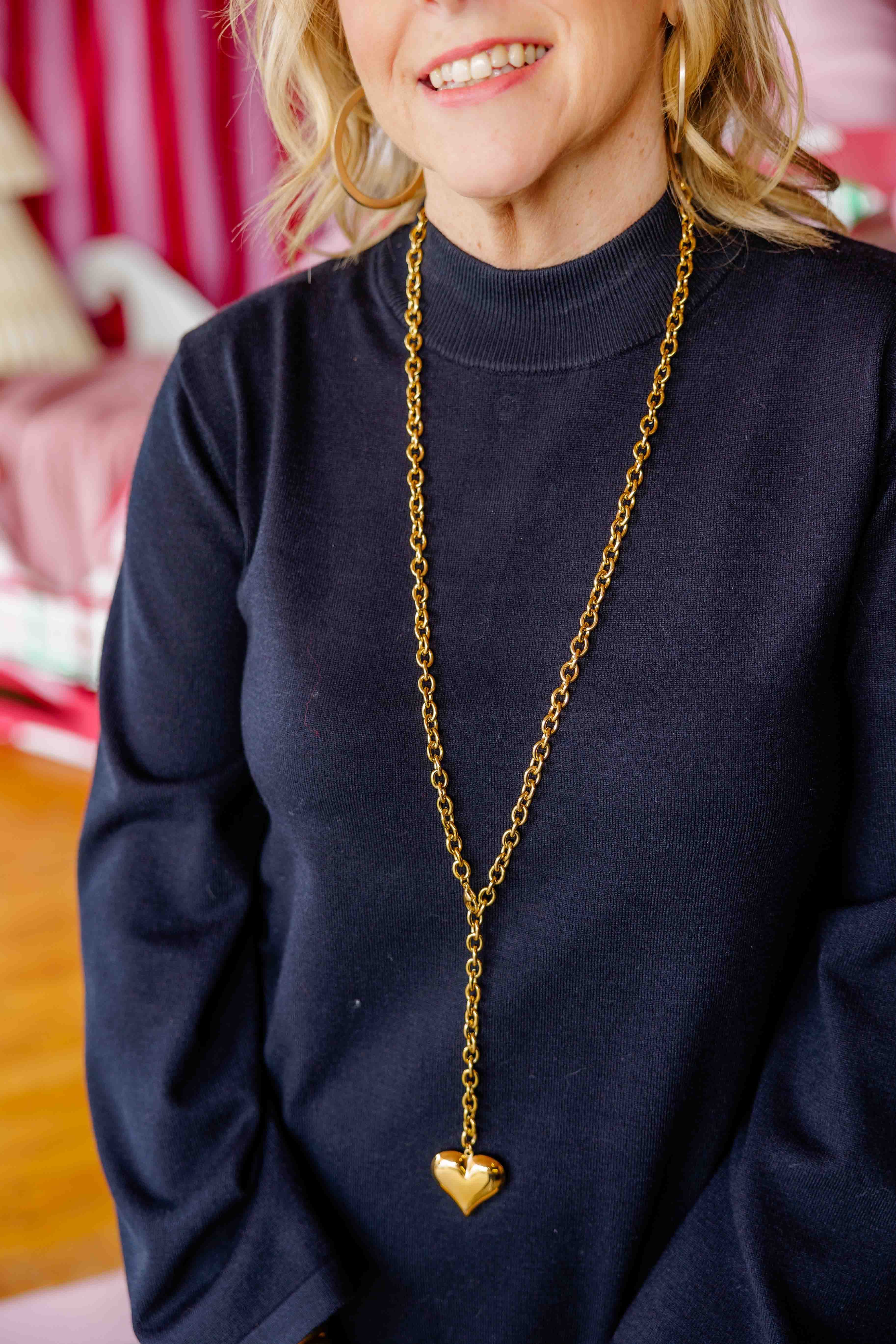 Solid Mock Neck Sweater Dress