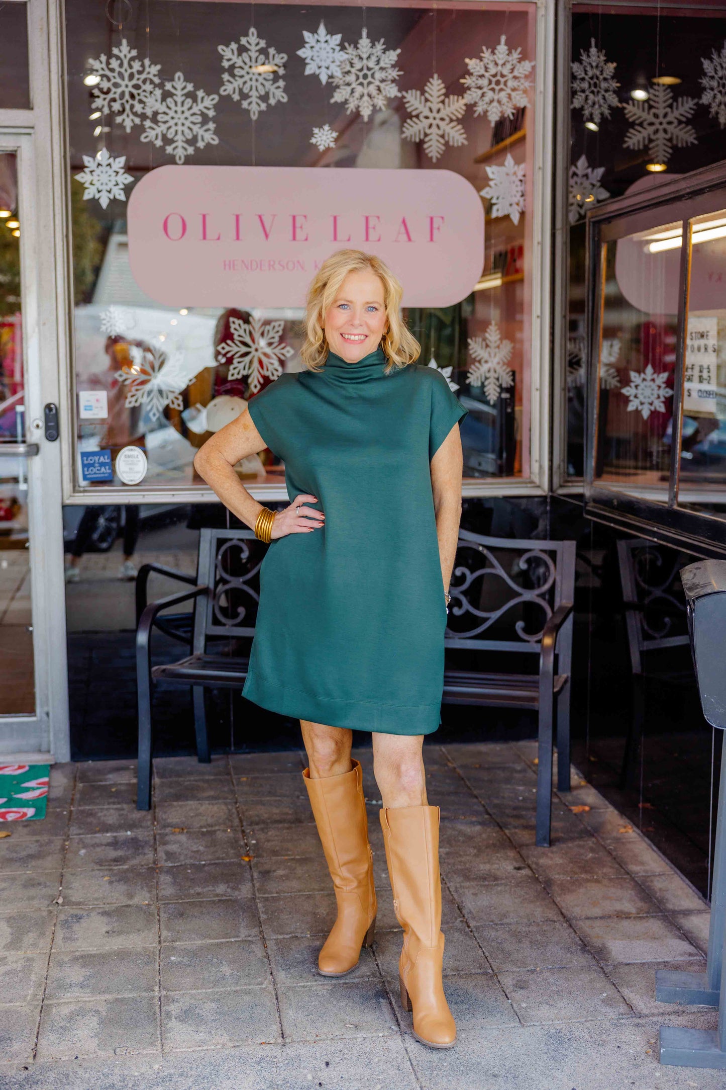 Solid Jersey Knit Dress