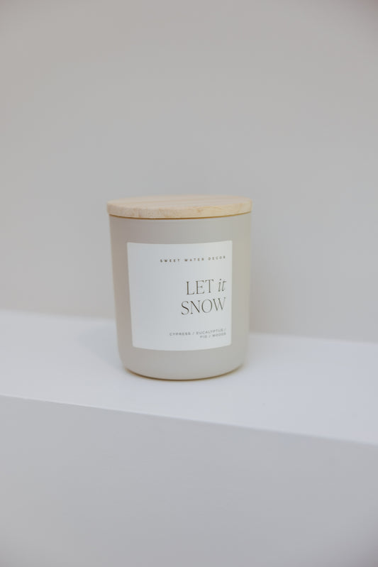 Let It Snow 15oz Candle