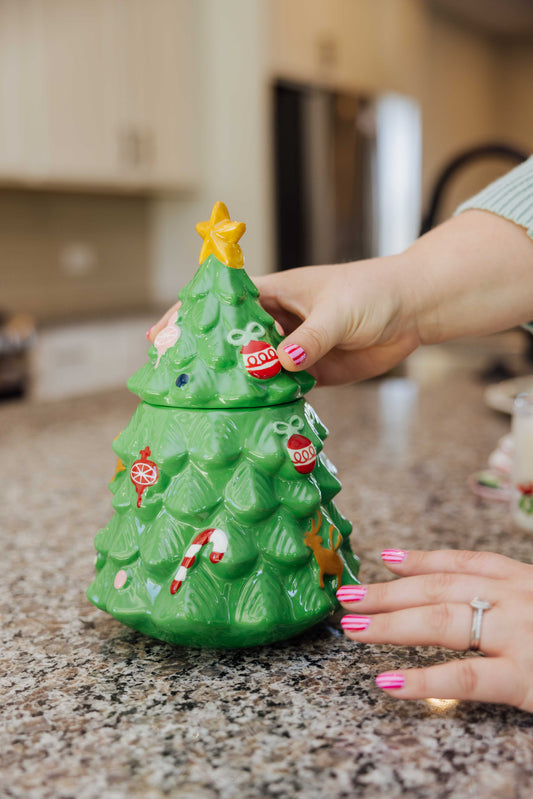 Christmas Tree Cookie Jar