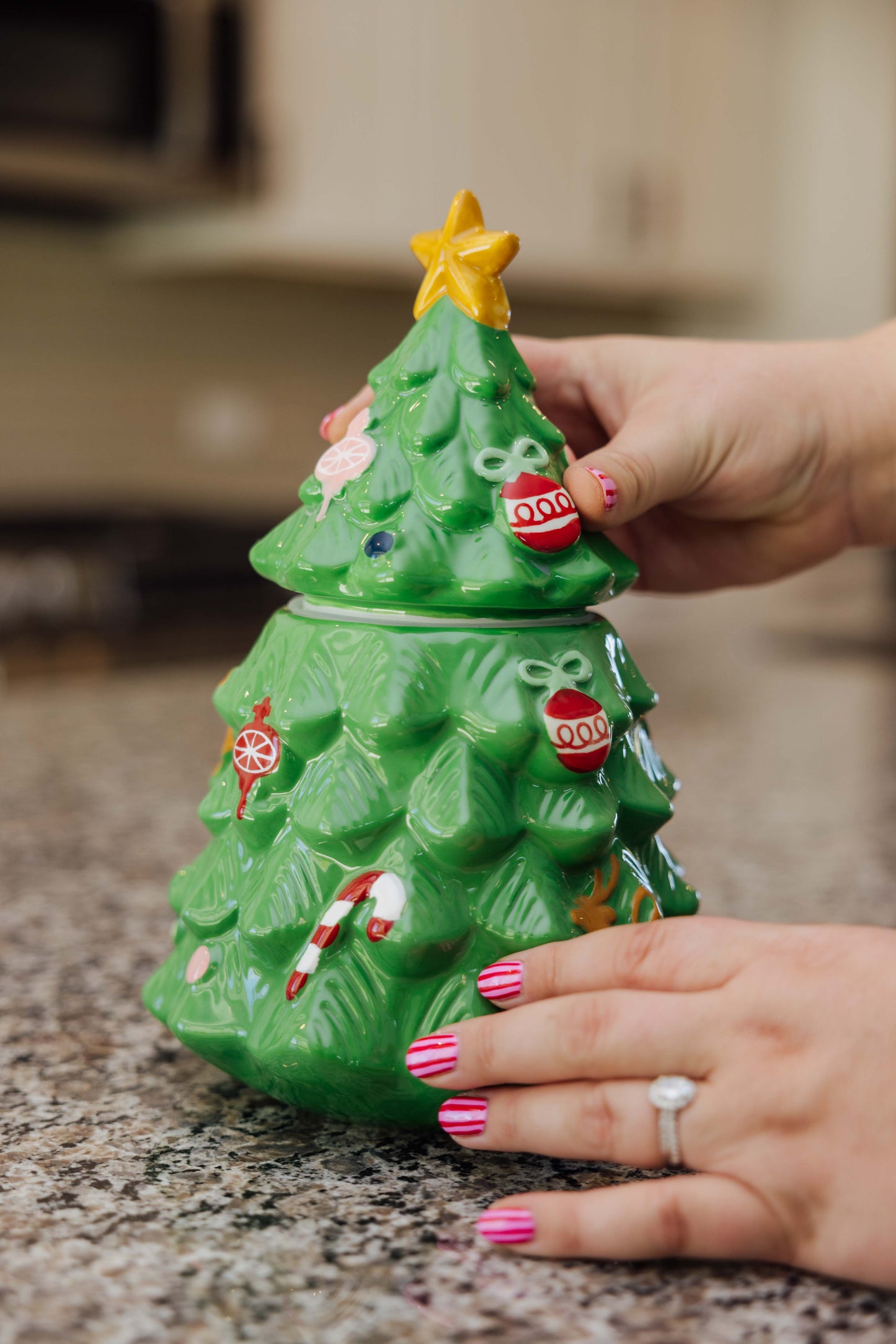 Christmas Tree Cookie Jar