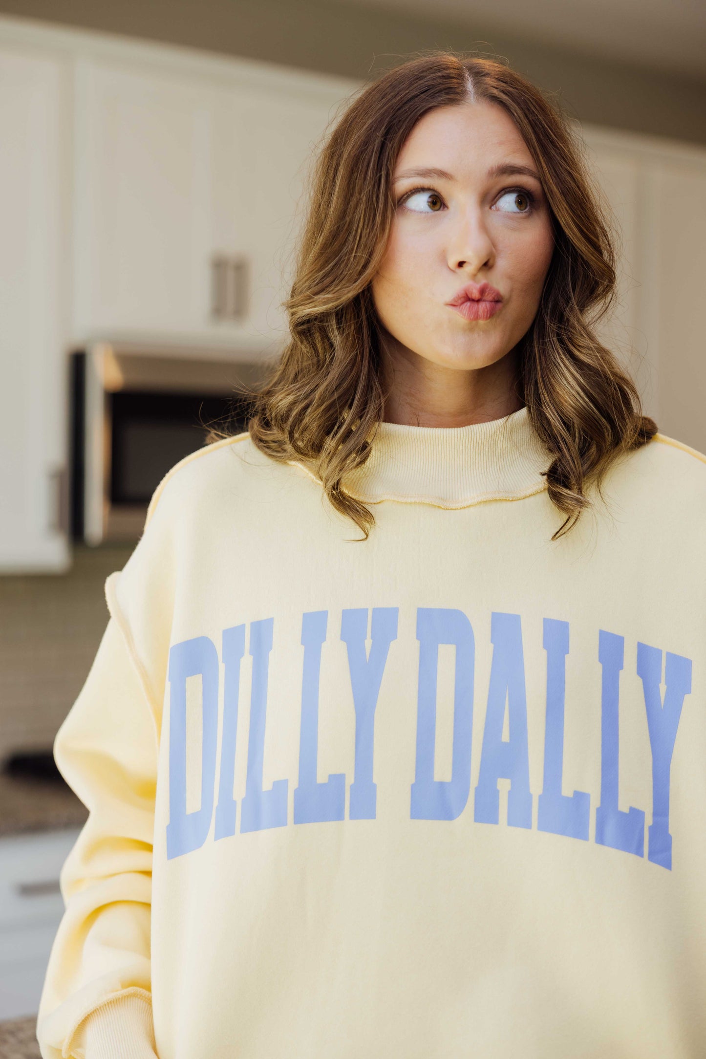 Dilly Dally Reversible Sweatshirt