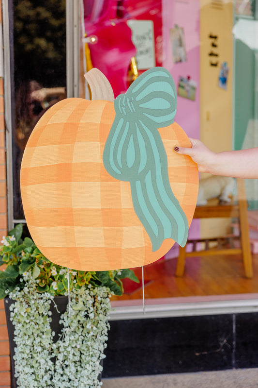 Pumpkin Yard Sign