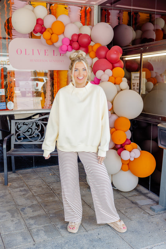 Butter Mock Neck Sweatshirt