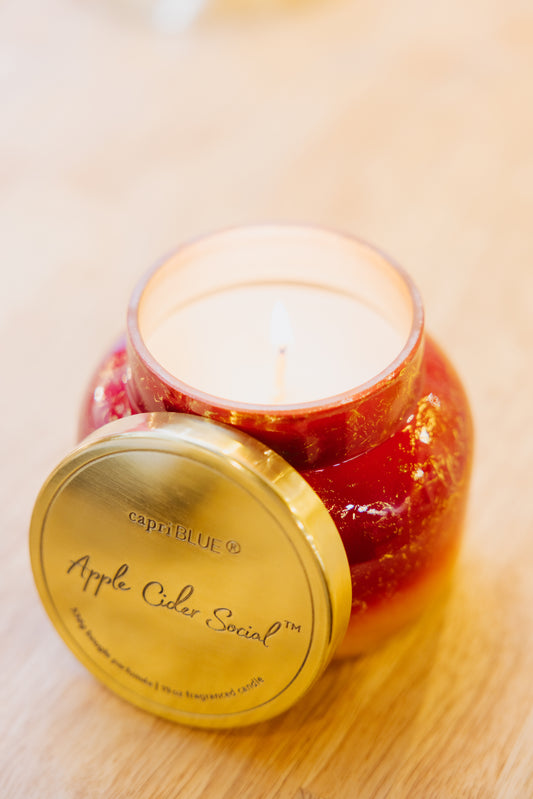Apple Cider Social Glimmer Candle 19oz