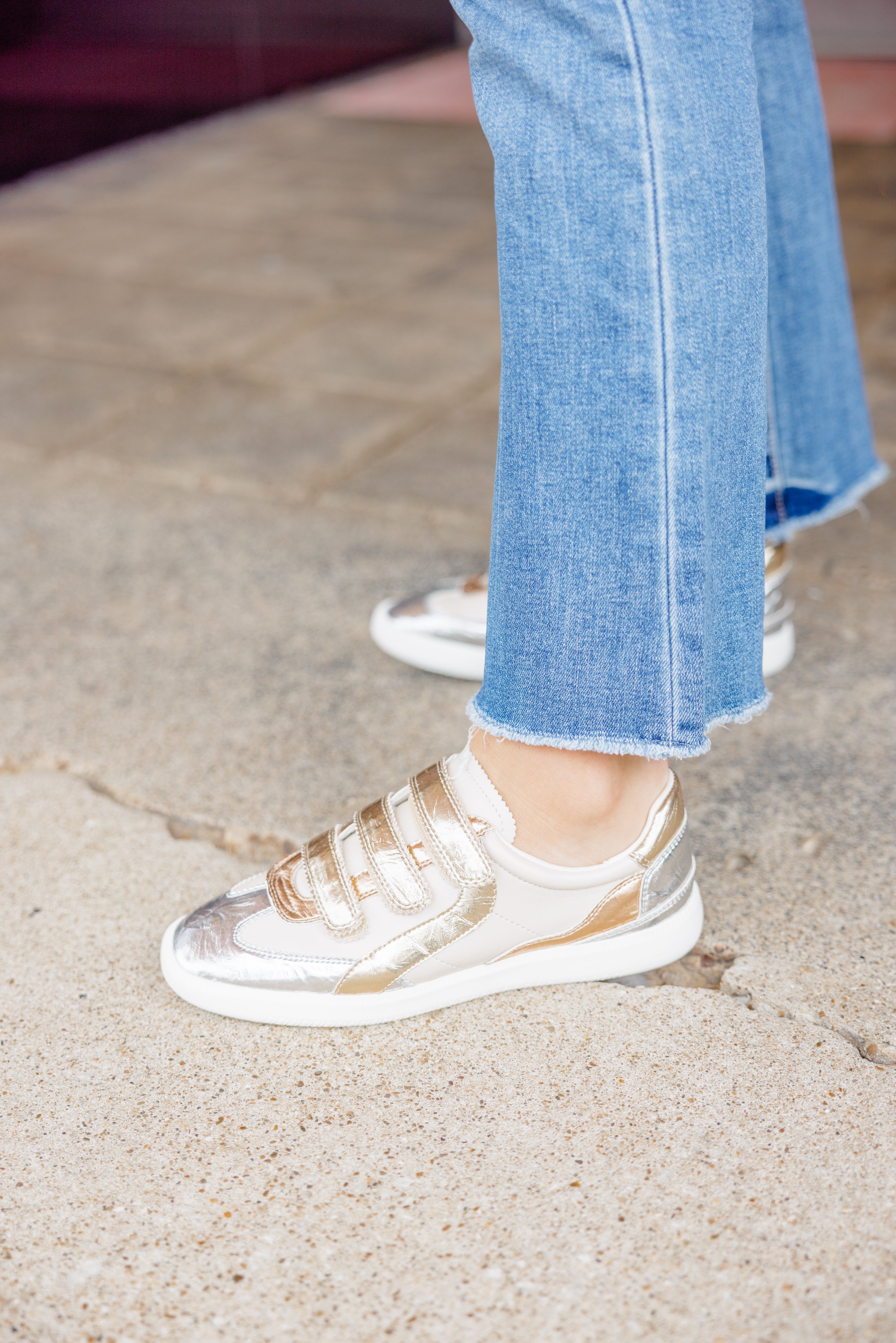 Lizzie Metallic Tennis Shoe
