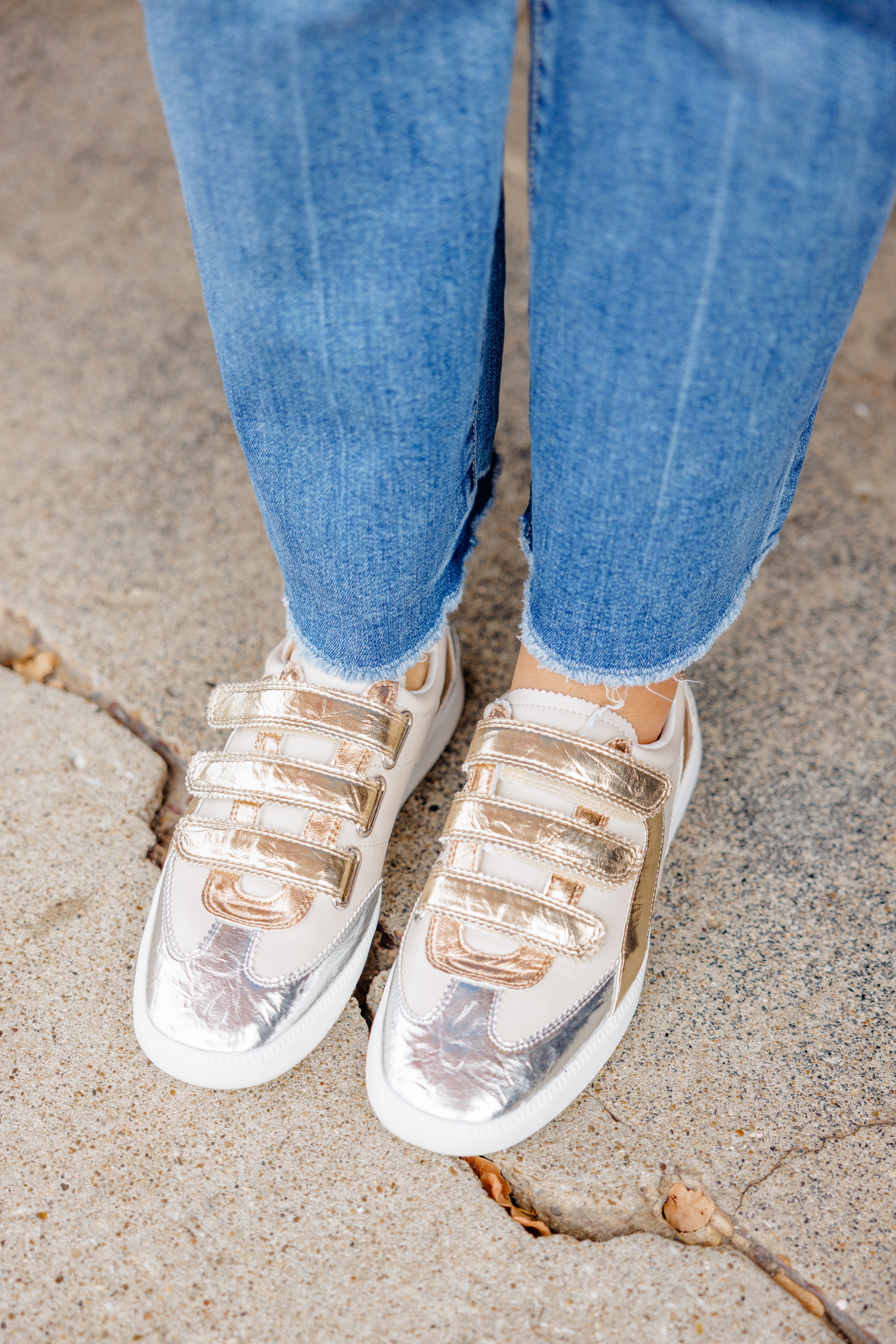 Lizzie Metallic Tennis Shoe