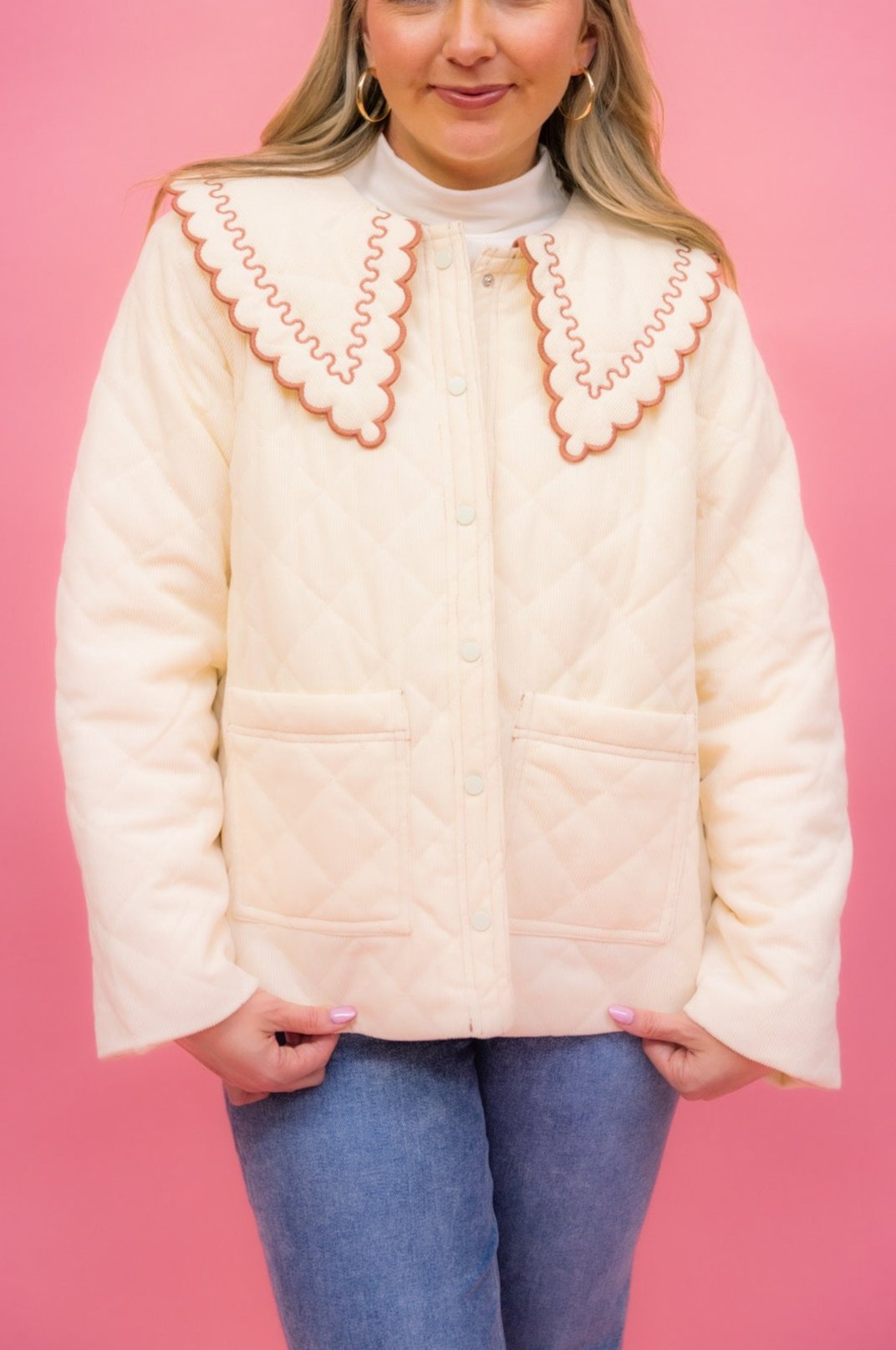 Cream Peter Pan Jacket