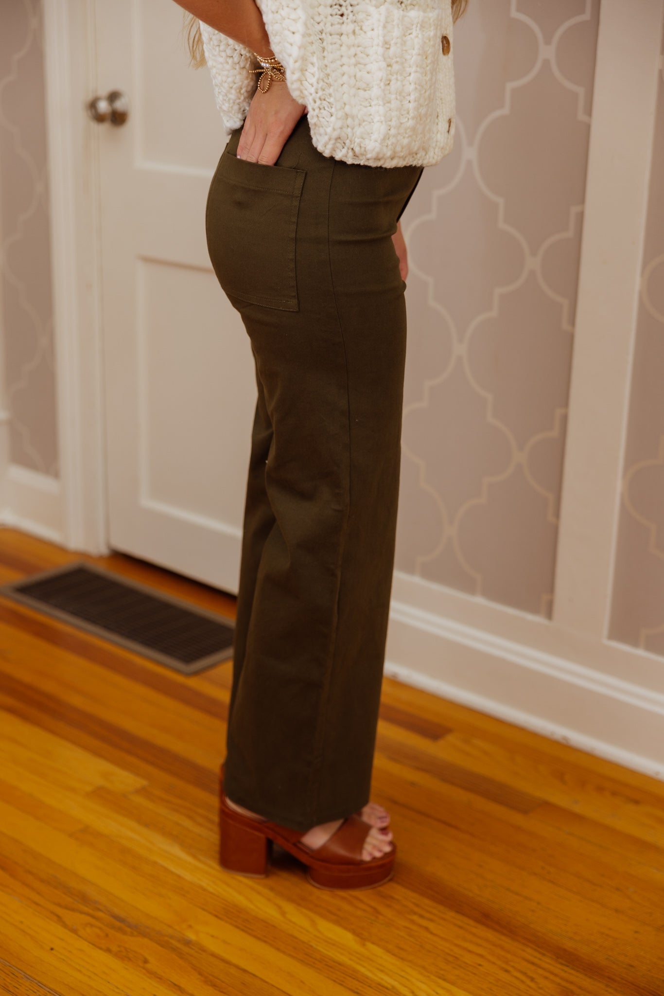 Wide Leg Denim Pant