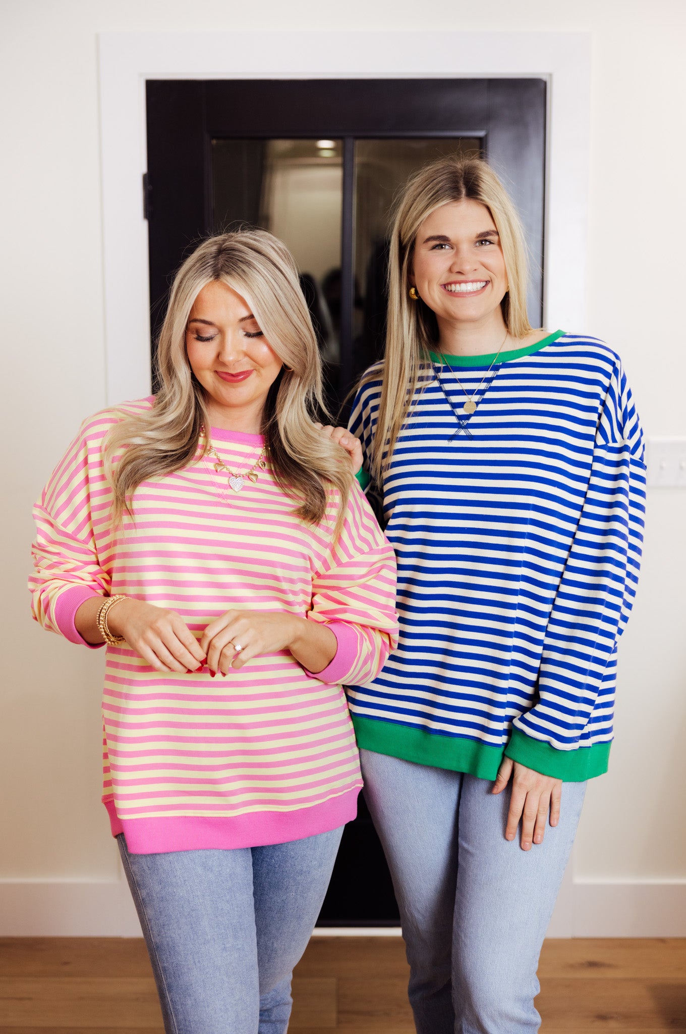 Oversized Stripe Knit Top