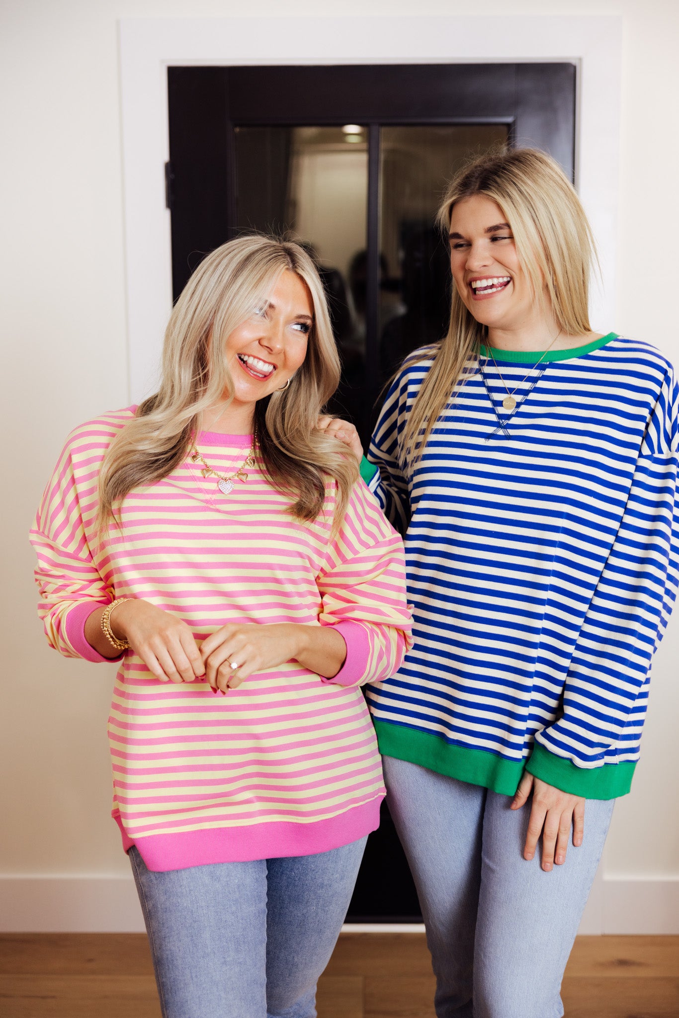 Oversized Stripe Knit Top