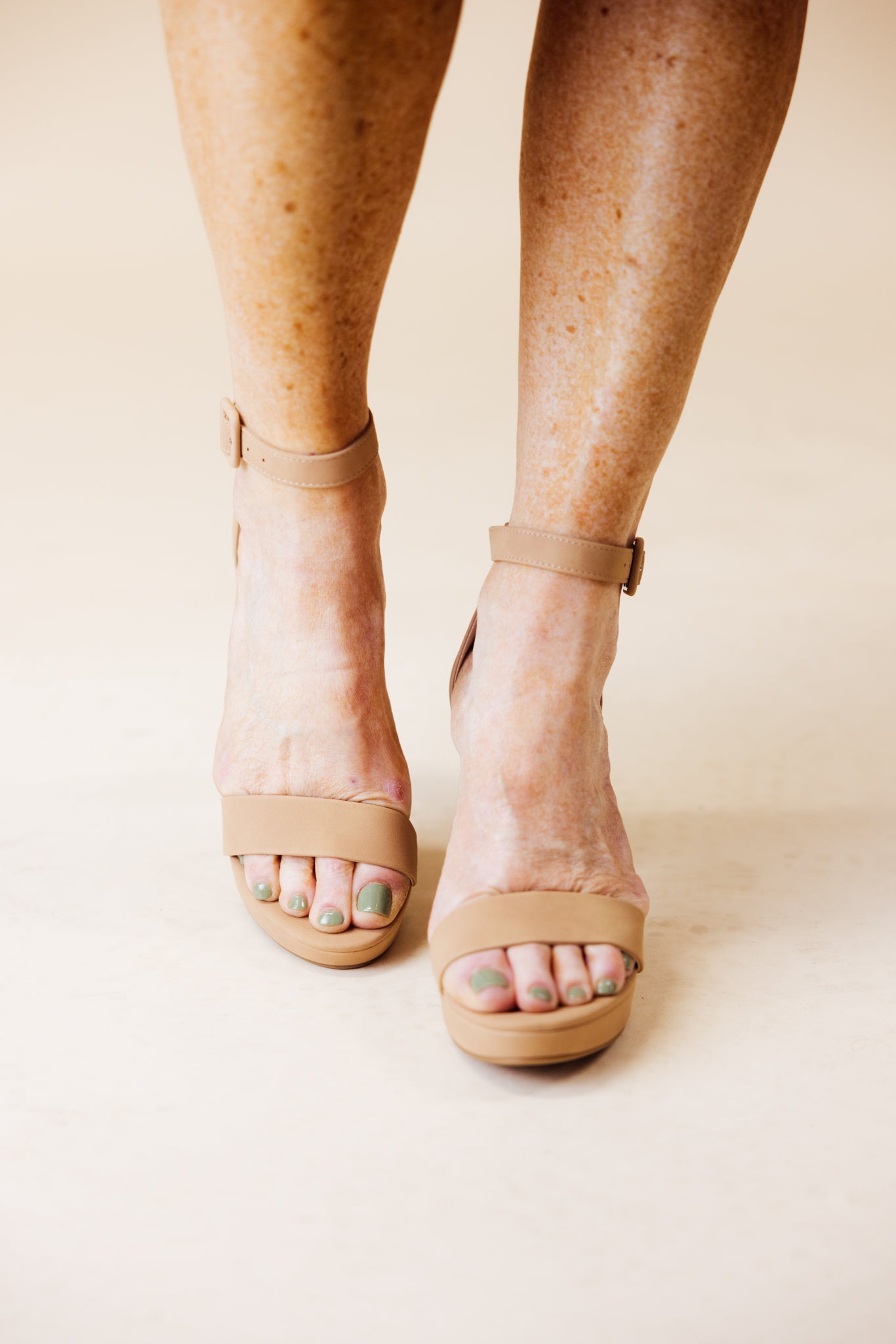 Nude Basic Block Heel