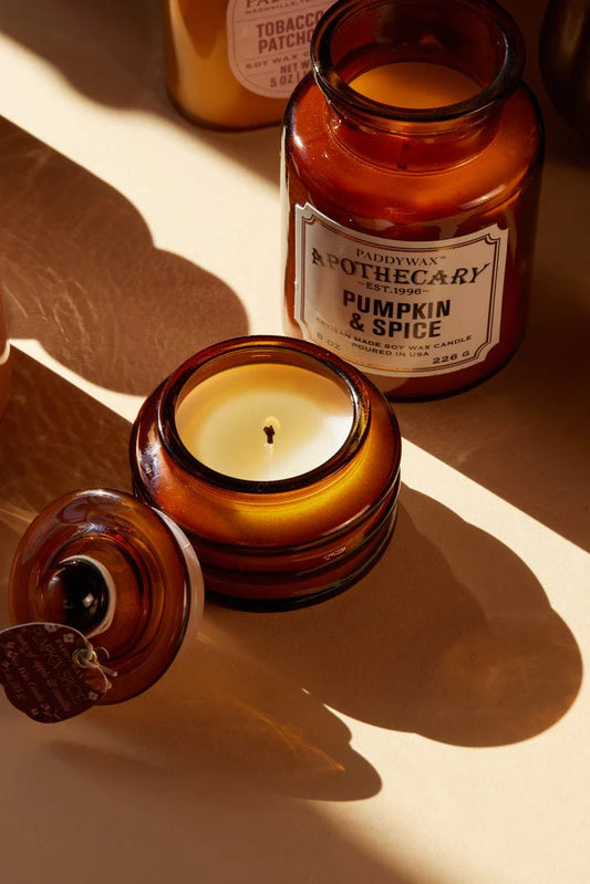 Pumpkin Spice Beam Glass Candle 3oz