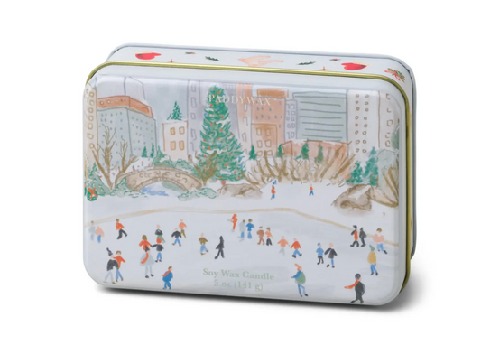 Ice Skating 5oz Candle Tin