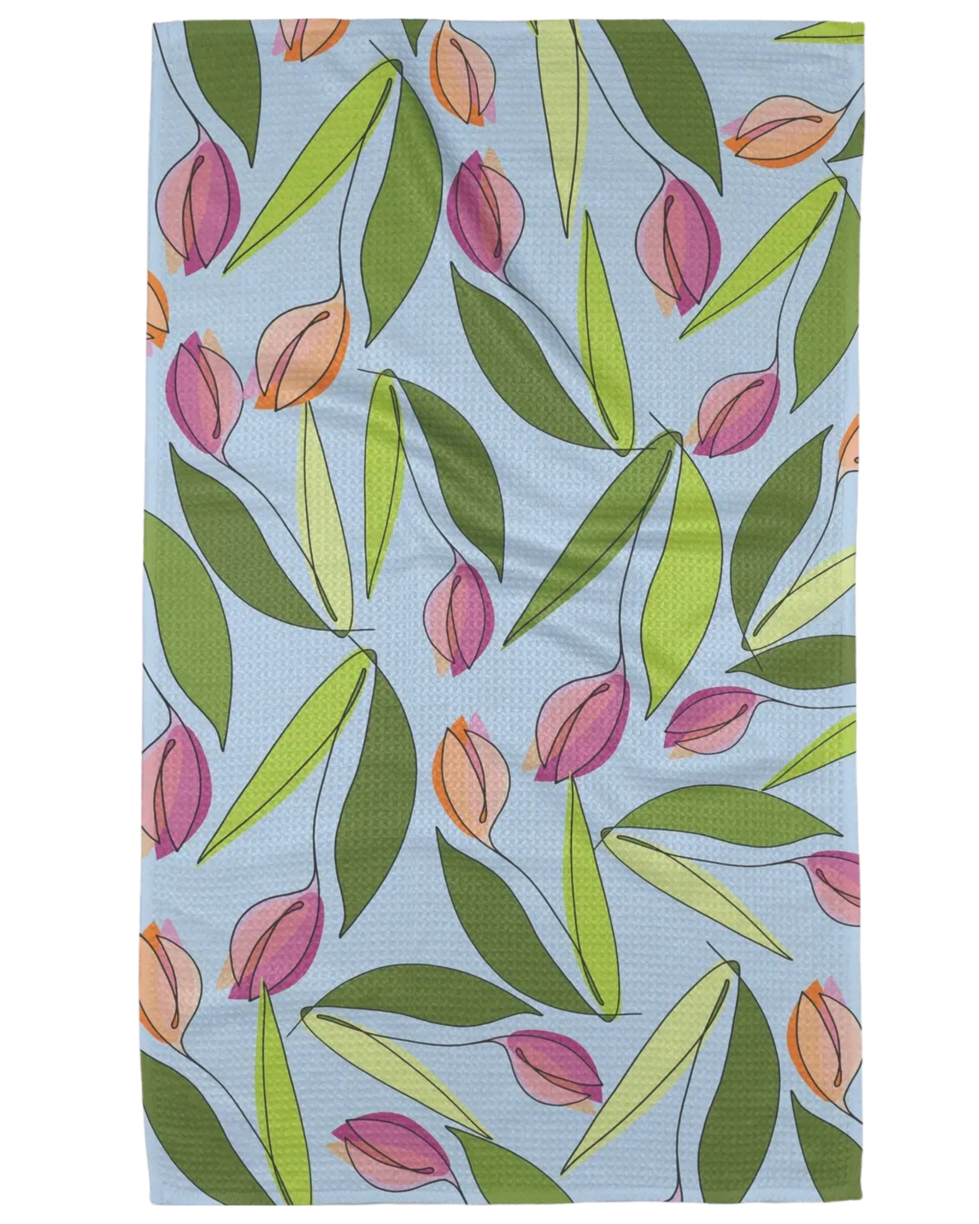 May Flowers Tea Towel