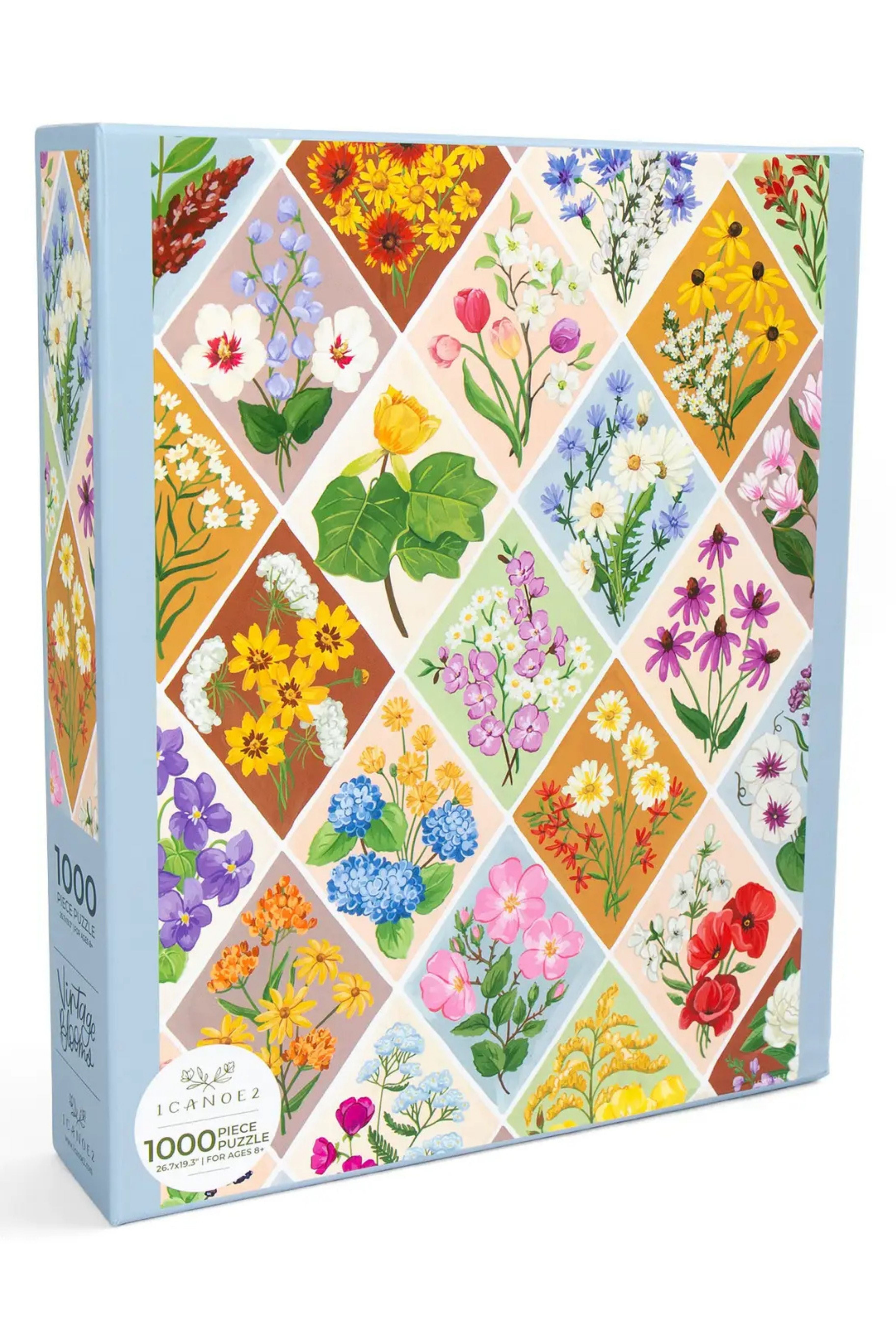 Vintage Blooms 1000 Piece Puzzle