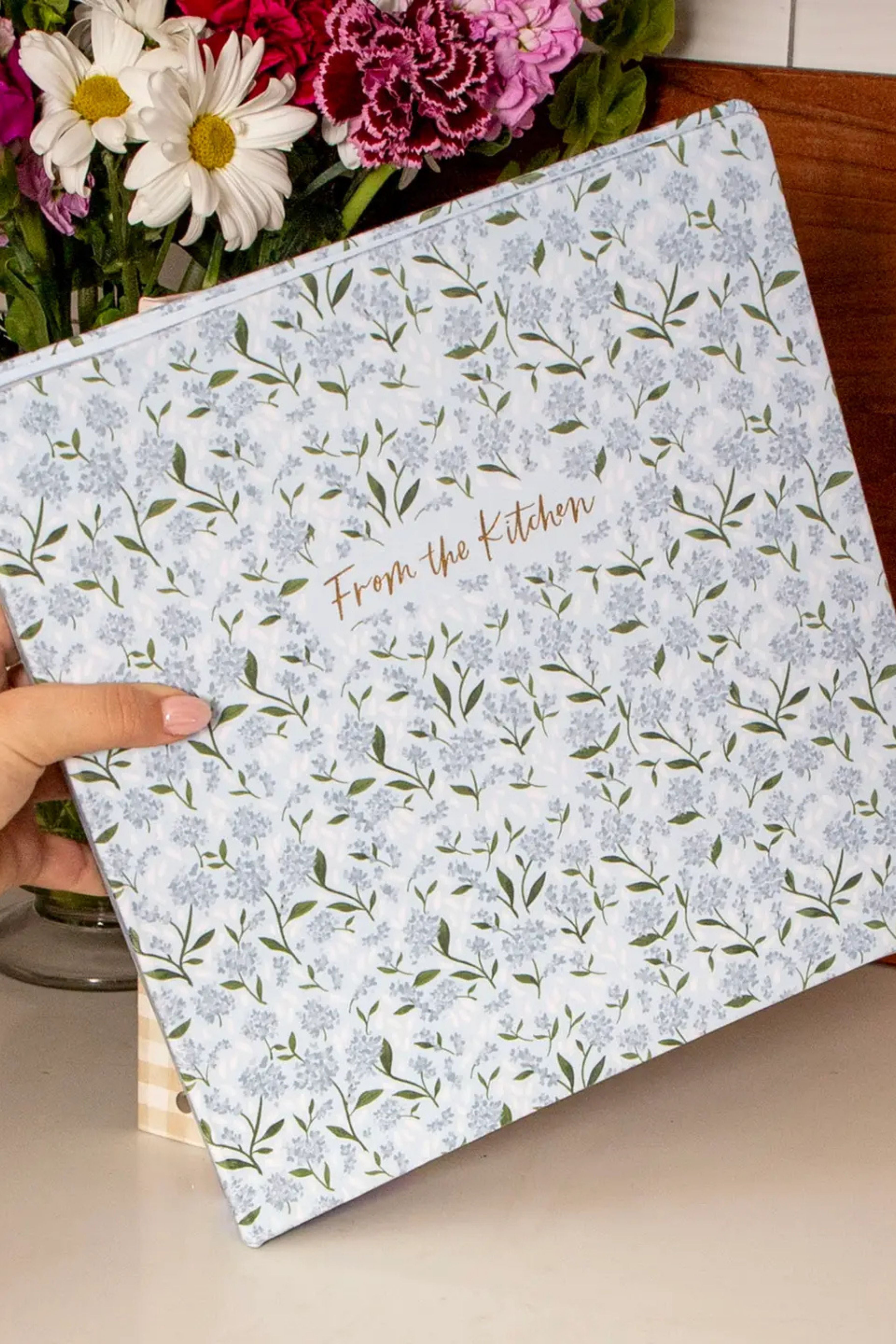 Hydrangea Recipe Binder