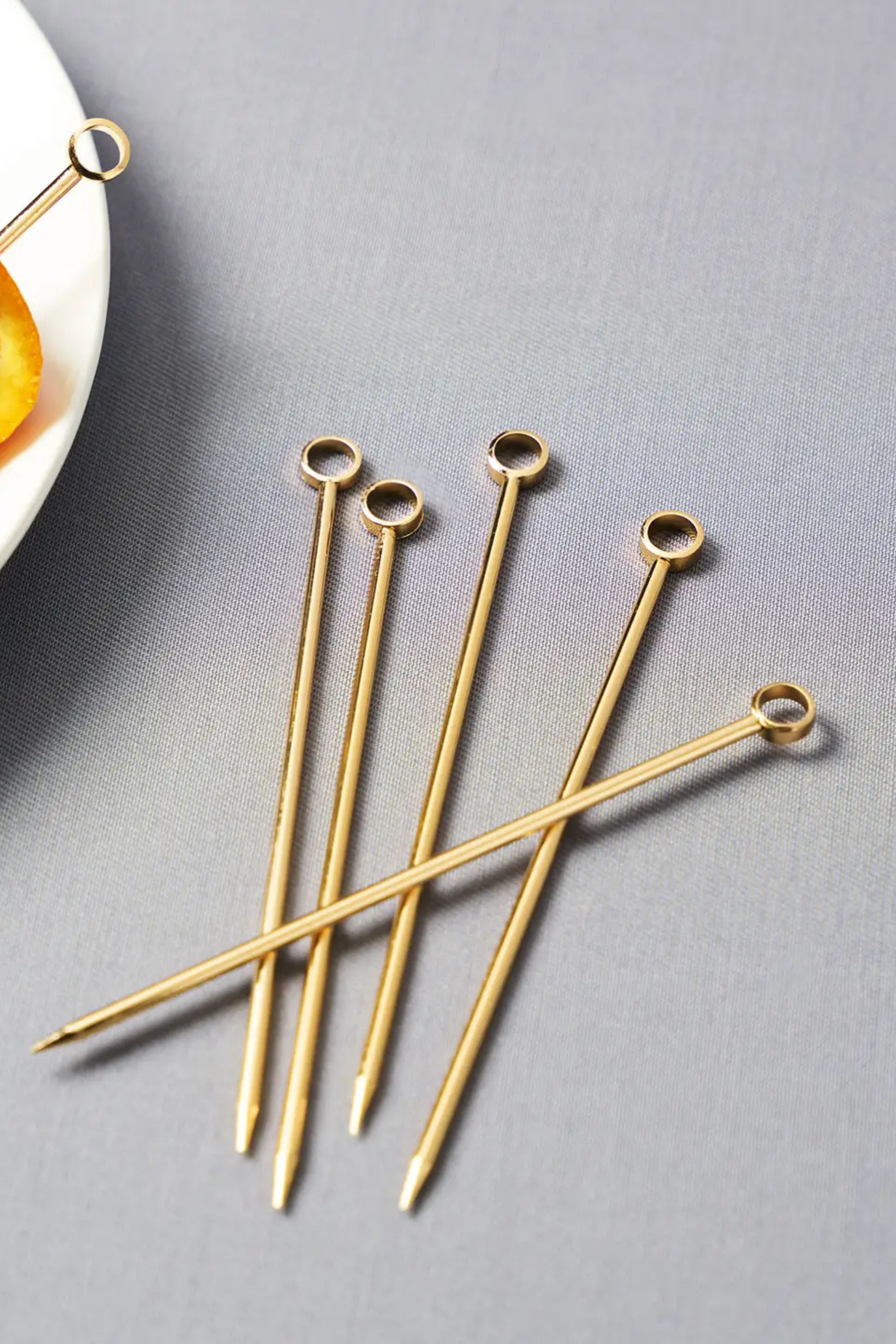 Belmont Gold Cocktail Pick Set