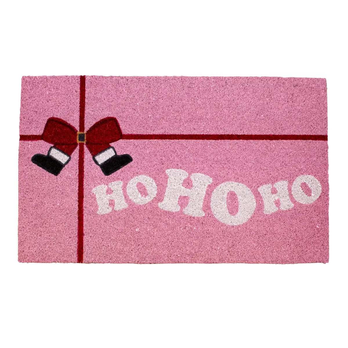 Santa Bow Doormat