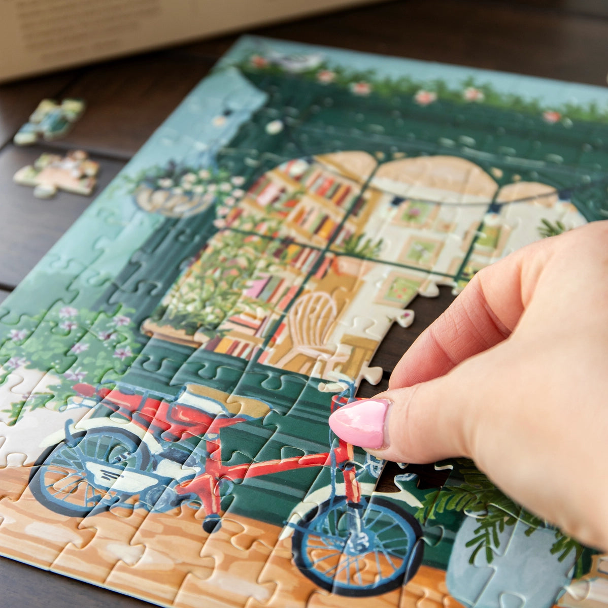 Bookworm Bookshop 400 Piece Panoramic Jigsaw Puzzle