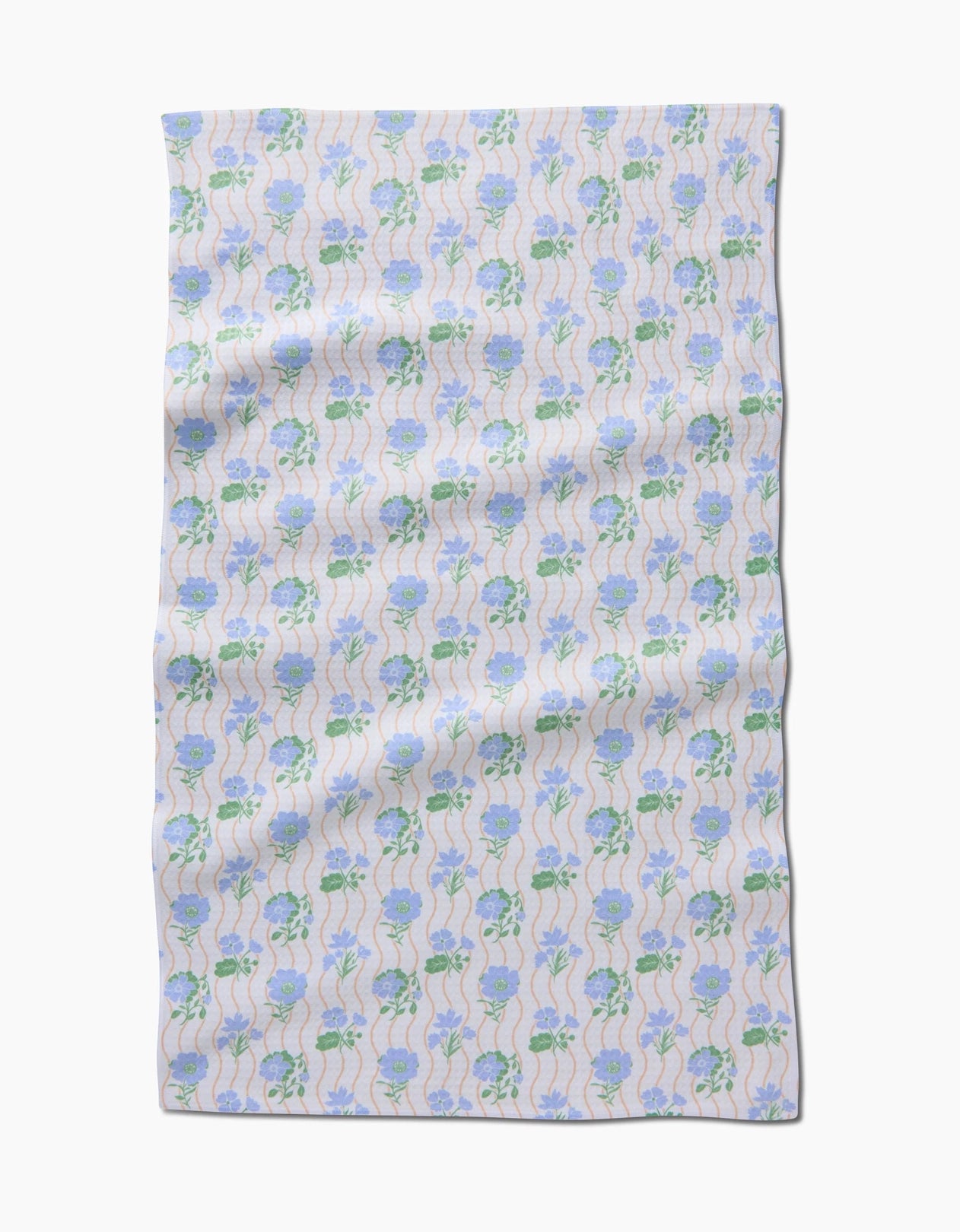 Spring Wave Geometry Luxe Hand Bathroom Towel