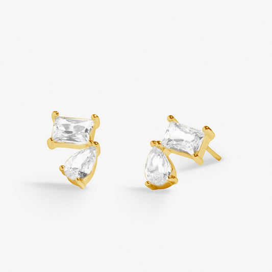 Love You Lots Daughter Gold Earrings