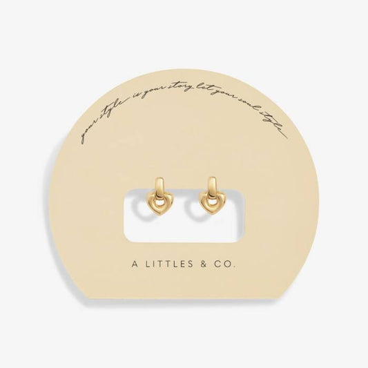 Soul Shine Drop Heart Earrings
