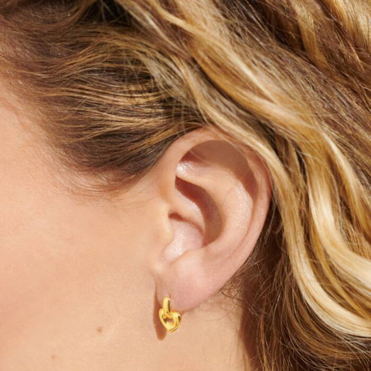 Soul Shine Drop Heart Earrings