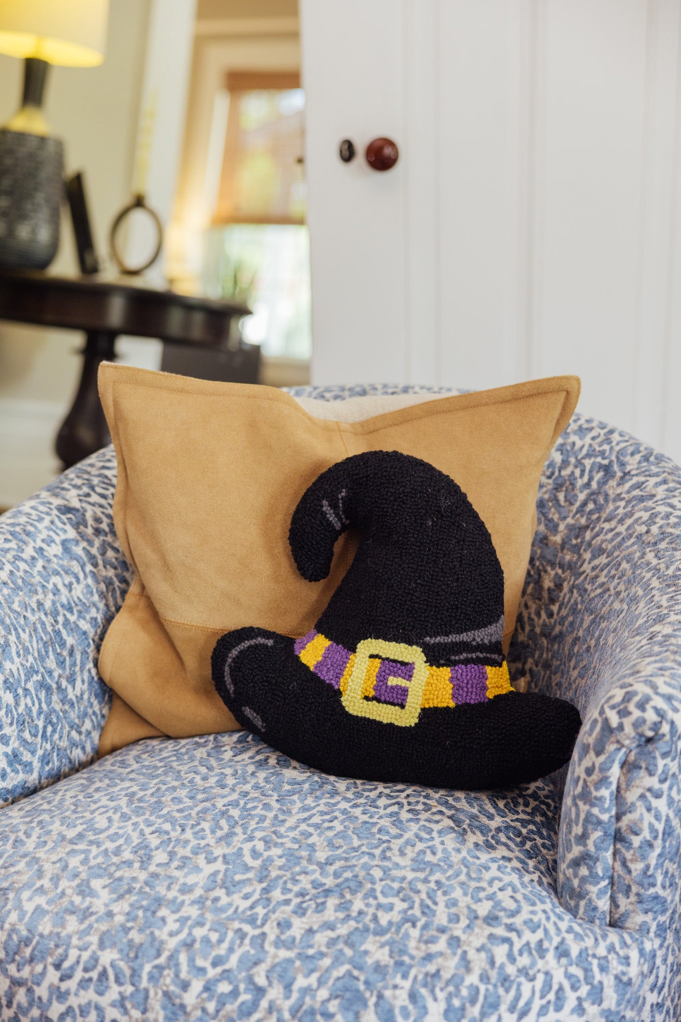 Shaped Witch Hat Hook Pillow