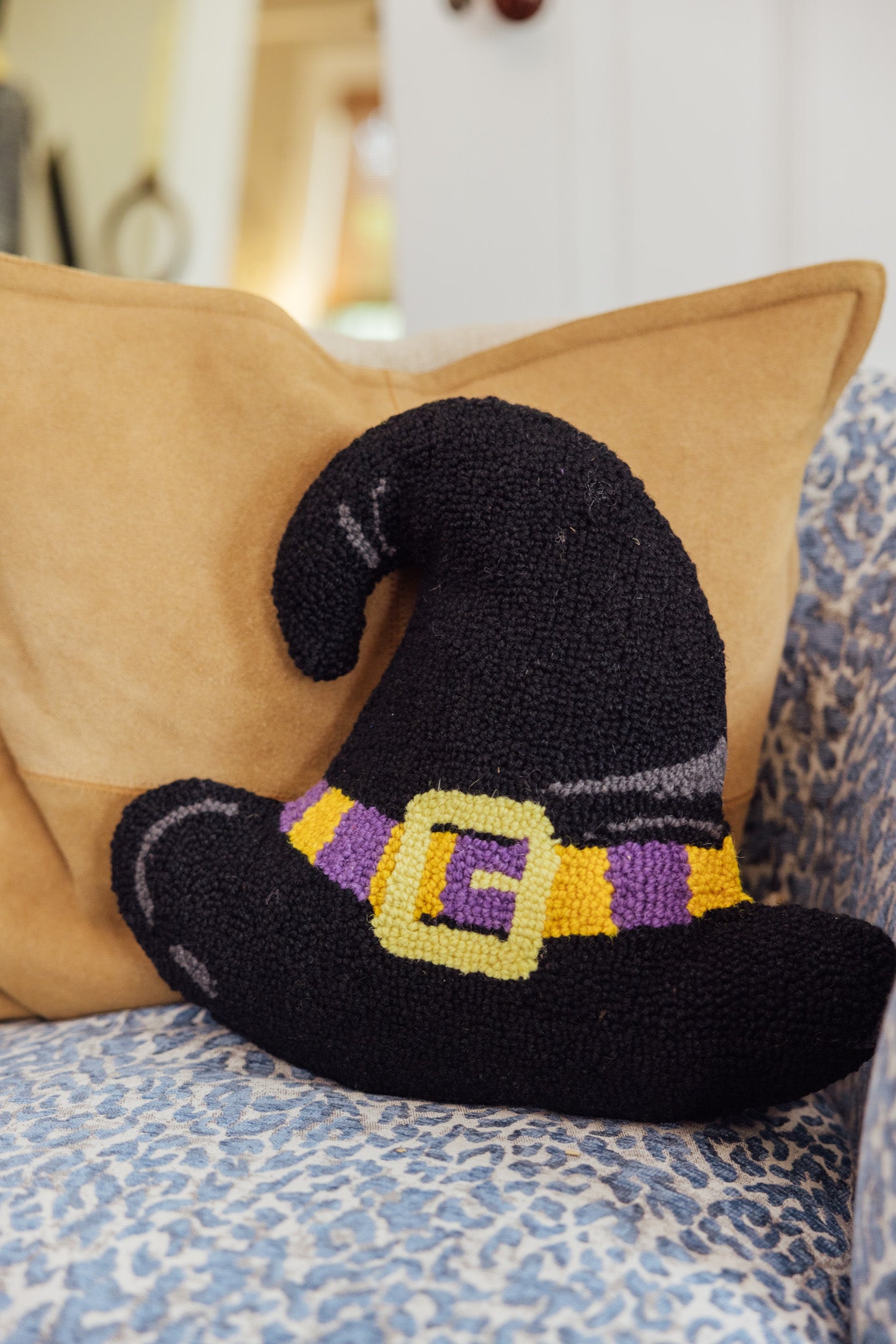 Shaped Witch Hat Hook Pillow