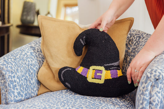 Shaped Witch Hat Hook Pillow