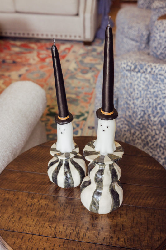 Witchy Ghost Taper Candle Set