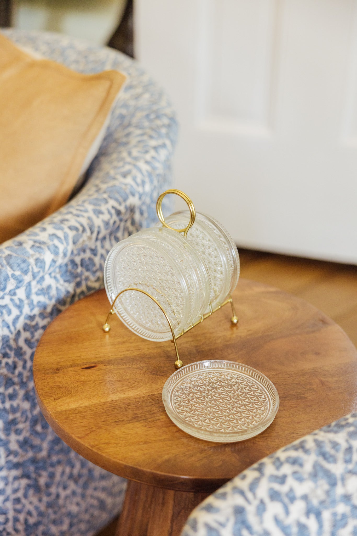 Glass Coaster Set