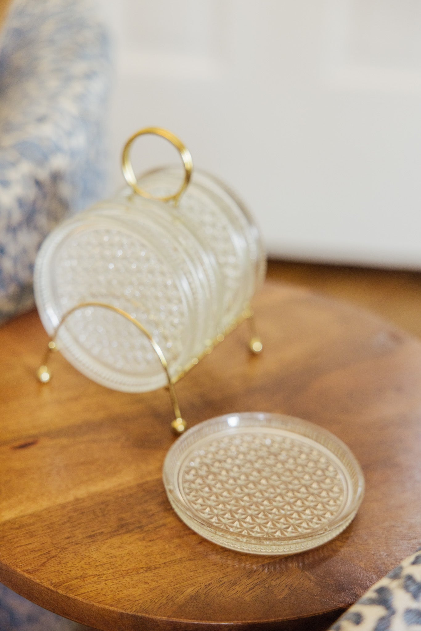 Glass Coaster Set